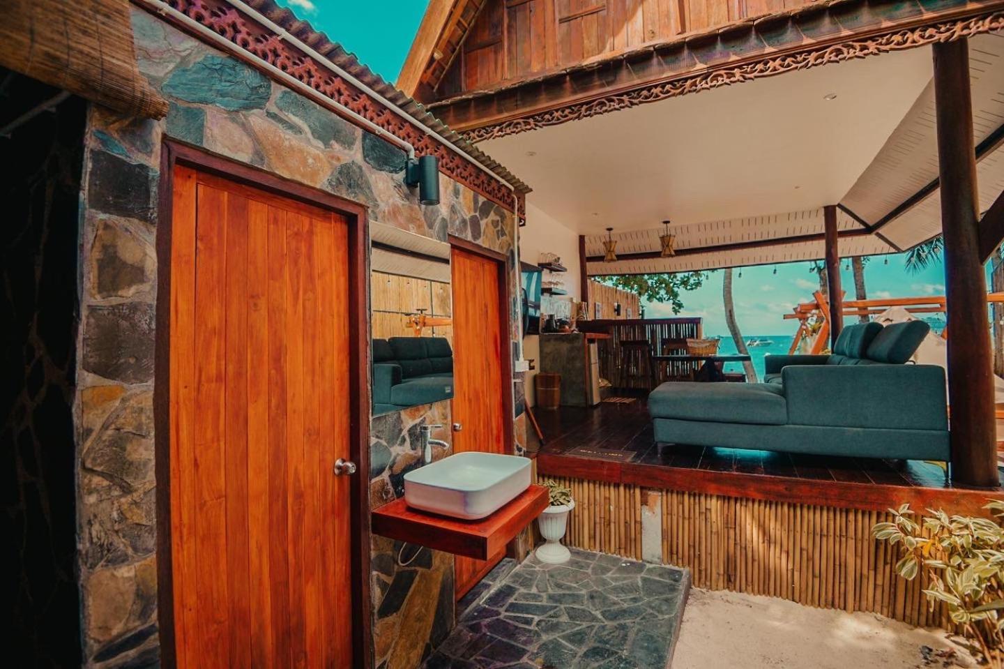 Natures Edge Beachfront Luxury Glamping كو تاو المظهر الخارجي الصورة