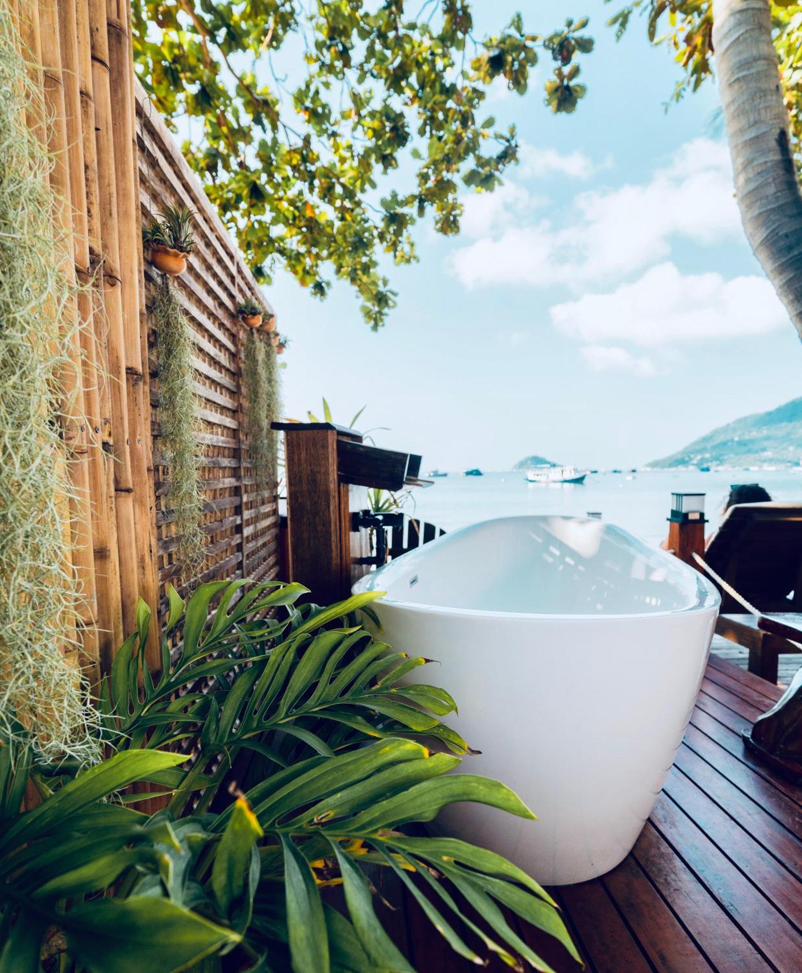 Natures Edge Beachfront Luxury Glamping كو تاو المظهر الخارجي الصورة