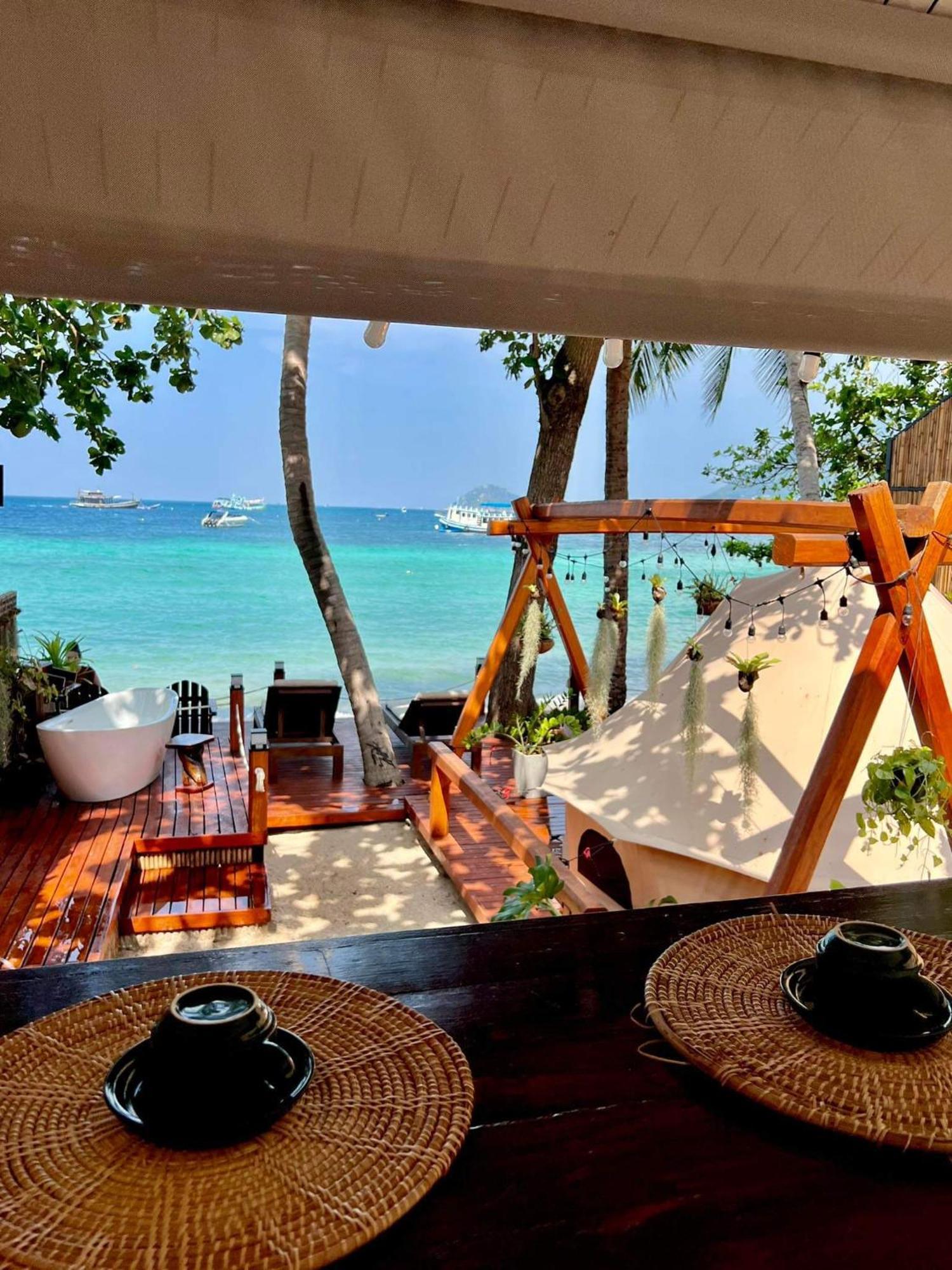 Natures Edge Beachfront Luxury Glamping كو تاو المظهر الخارجي الصورة